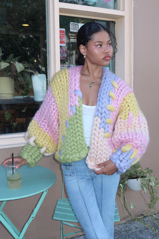 Pastel Colossal Knit Cardigan