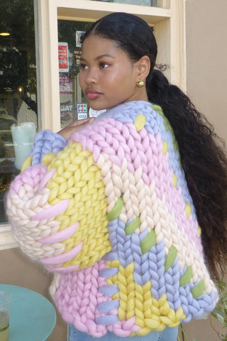 Pastel Colossal Knit Cardigan