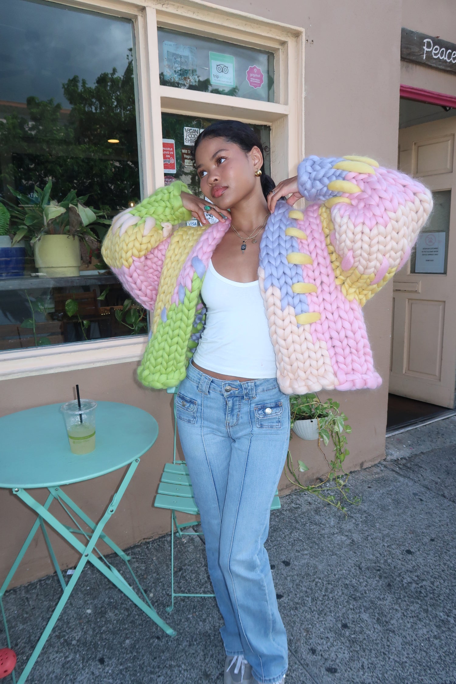 Pastel Colossal Knit Cardigan | Hope Macaulay