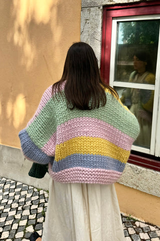 Petal Chunky Knit Cardigan