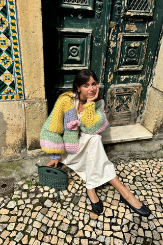 Petal Chunky Knit Cardigan