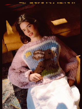 Bunny Chunky Knit Sweater