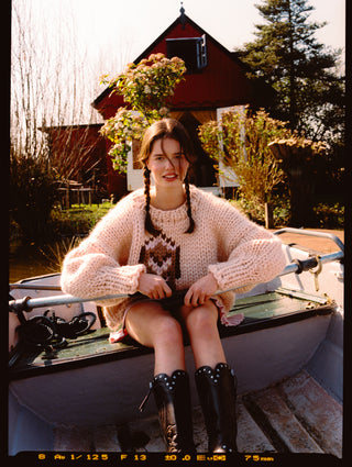 Rodeo Boot Chunky Knit Sweater
