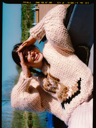 Rodeo Boot Chunky Knit Sweater
