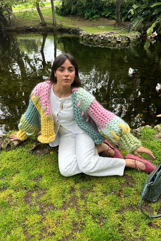 Sherbet Colossal Knit Cardigan