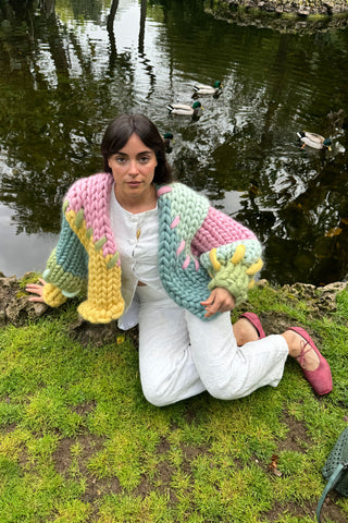 Sherbet Colossal Knit Cardigan