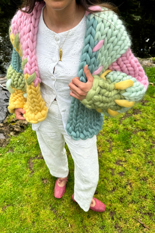 Sherbet Colossal Knit Cardigan