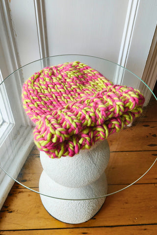 Downhill Irish Alpaca Beanie Hat (Sample)