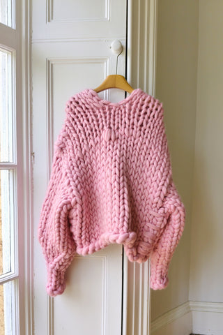 Pink Colossal Knit Cardigan L/XL (Sample)