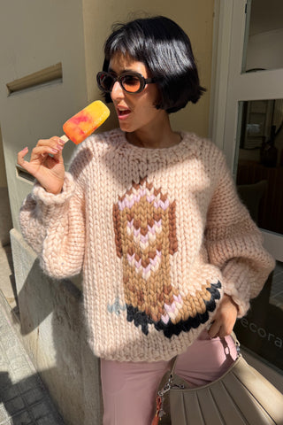 Rodeo Boot Chunky Knit Sweater