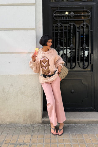 Rodeo Boot Chunky Knit Sweater
