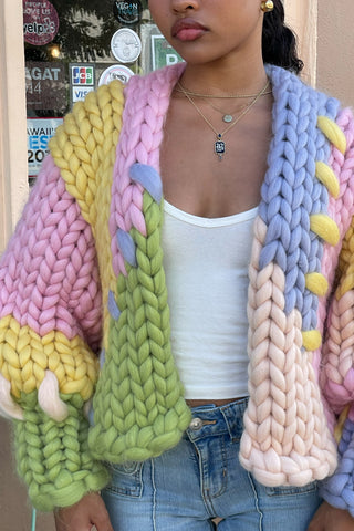 Pastel Colossal Knit Cardigan
