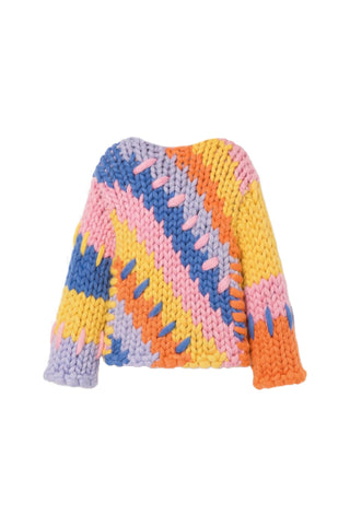 Midi Colourful Colossal Knit Cardigan