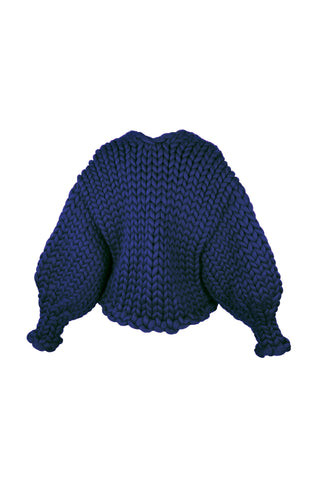 Navy Colossal Knit Cardigan