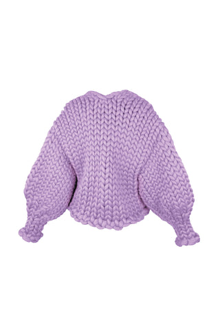 Lilac Colossal Knit Cardigan