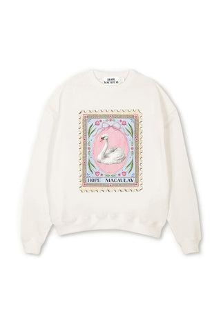 Swan Stamp Sweatshirt